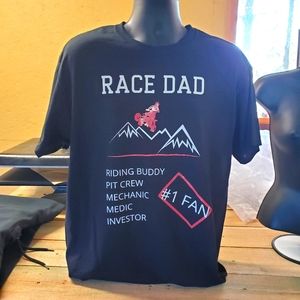 Mens Large Racing Tshirt
